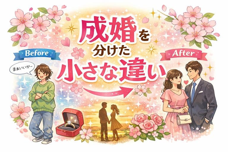 成婚を分けた小さな違い！