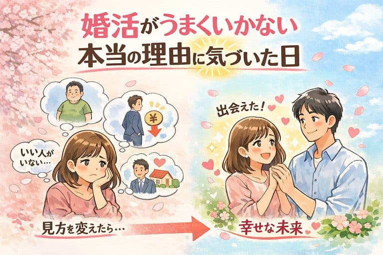 婚活がうまくいかない本当の理由に気づいた日