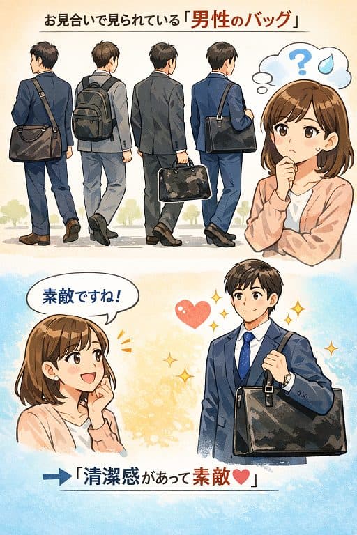 バック一つでお見合いの結果が分かれる