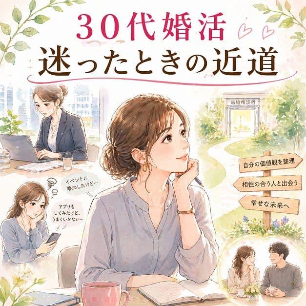 ３０代婚活、迷ったときの近道