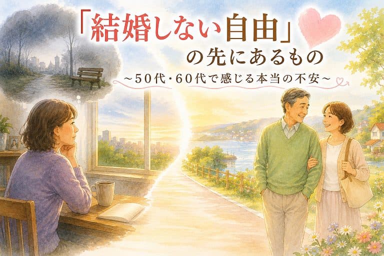 「結婚しない自由」の先にあるもの ～５０代・６０代で感じる本当の不安～