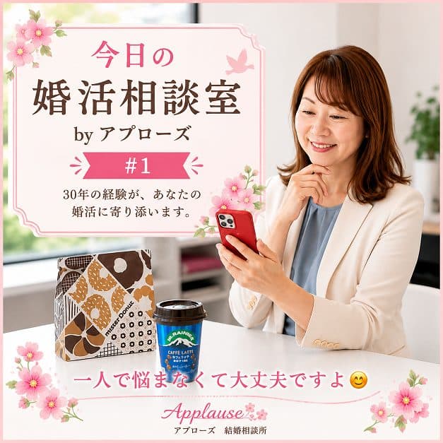 今日の婚活相談室・アプローズ№1