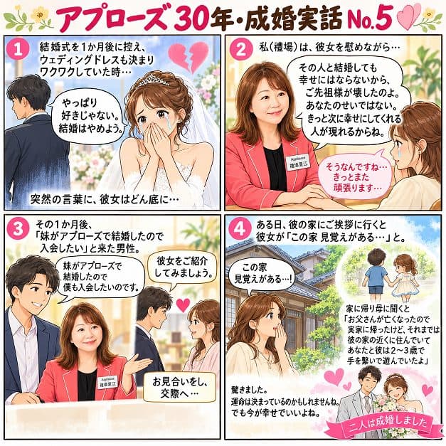 アプローズ30年・成婚実話 №5