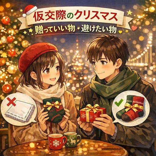 交際中のXmasプレゼント、贈っていいもの避けたいもの