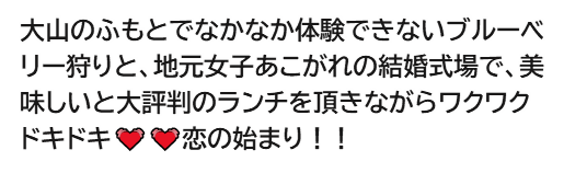 にちなん・夏に実る恋とブルーベリー